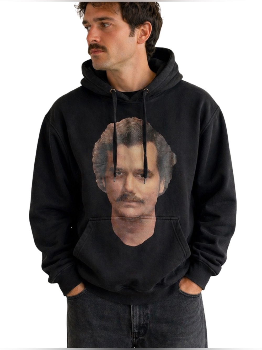 Ih Nom Uh Nit Paris – Pablo Escobar "Narcos" Portrait Hoodie – Black Small